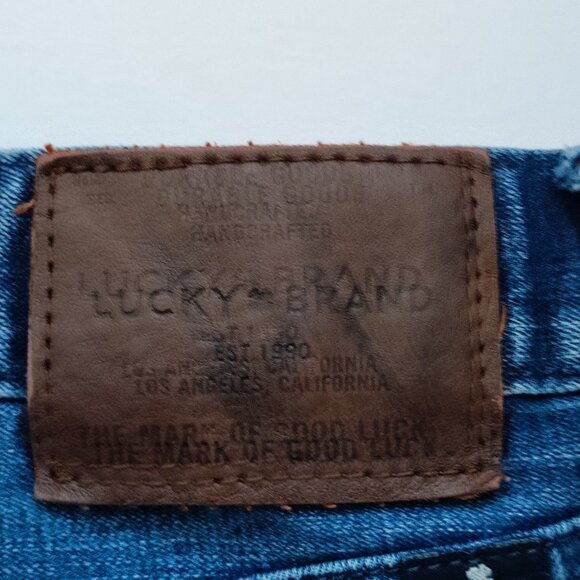 Lucky Brand Jeans 121 slim men's size 33/30 denim blue - Picture 5 of 16